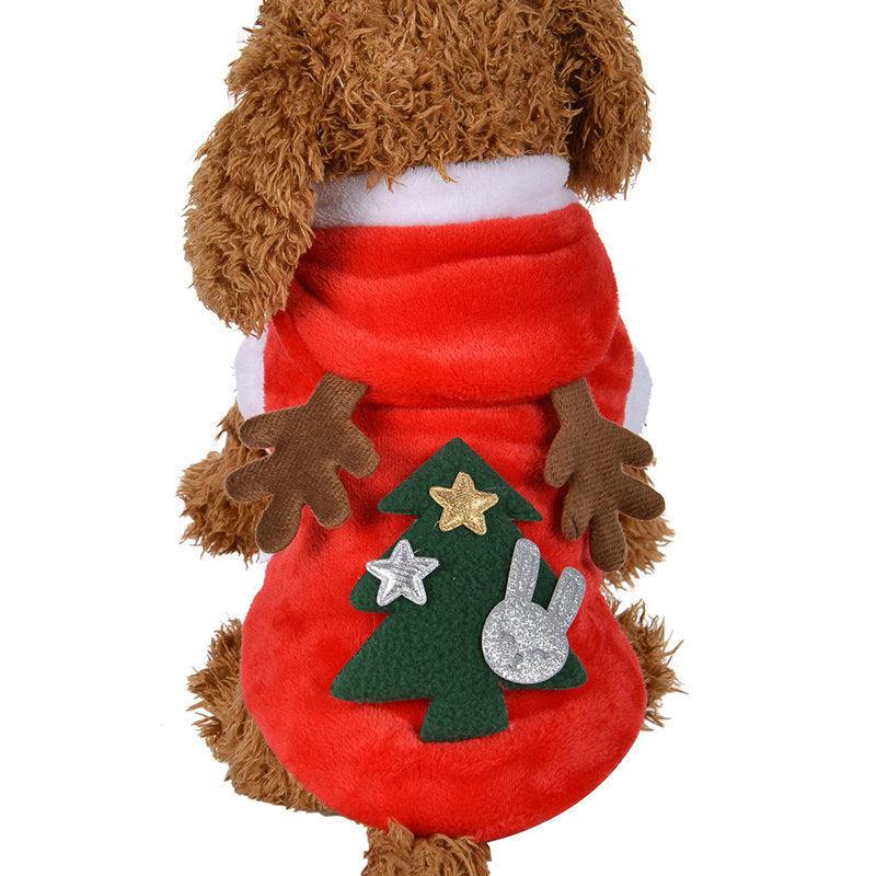 Festive Santa Claus Dog Costume For Small Dogs - Perfect For Christmas Celebrations!-4