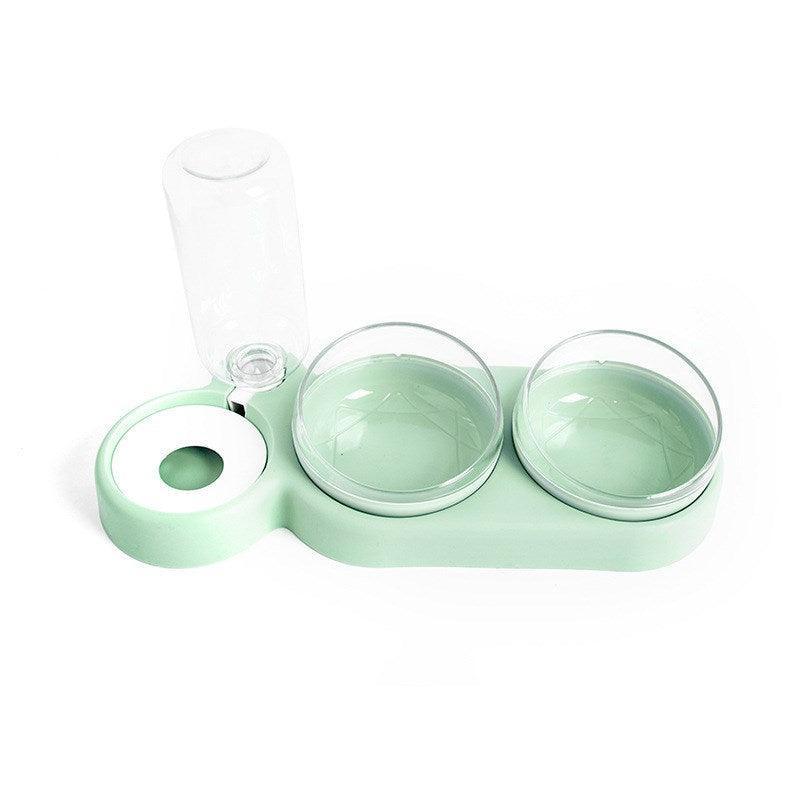 360° Rotating Double Bowl Pet Feeder: The Ultimate Solution For Happy And Hydrated Cats-8