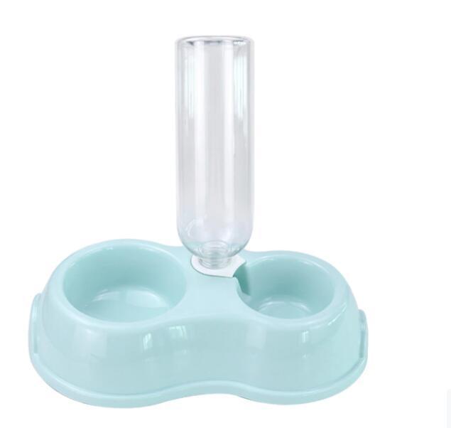 360° Rotating Double Bowl Pet Feeder: The Ultimate Solution For Happy And Hydrated Cats-2