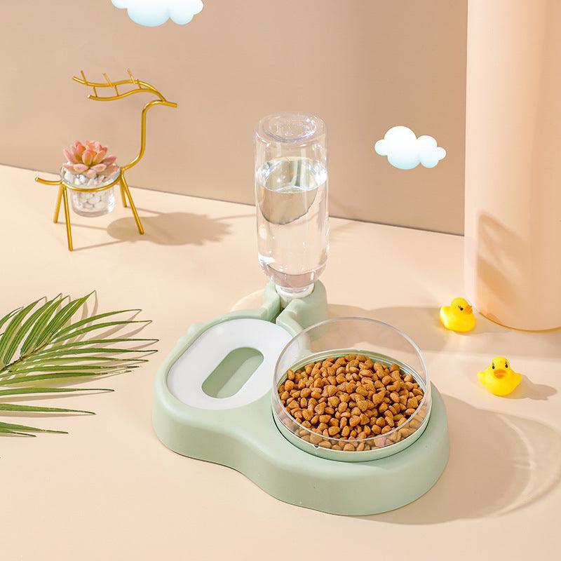 360° Rotating Double Bowl Pet Feeder: The Ultimate Solution For Happy And Hydrated Cats-6