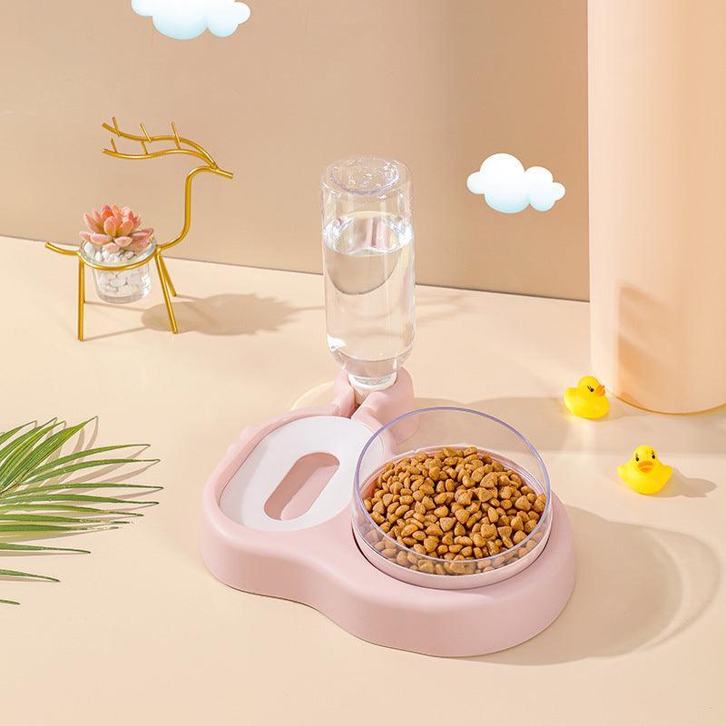 360° Rotating Double Bowl Pet Feeder: The Ultimate Solution For Happy And Hydrated Cats-7